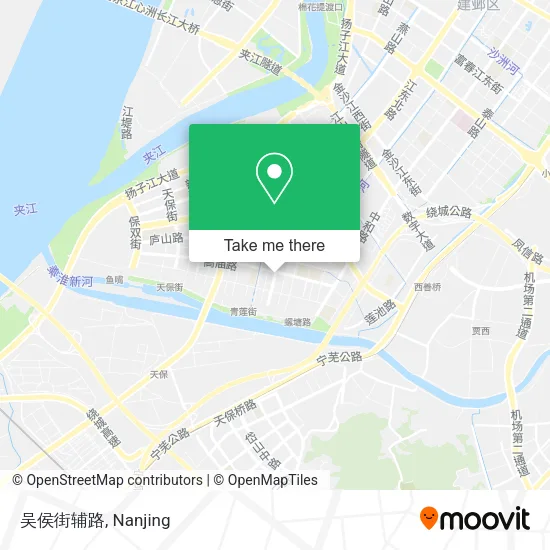 吴侯街辅路 map