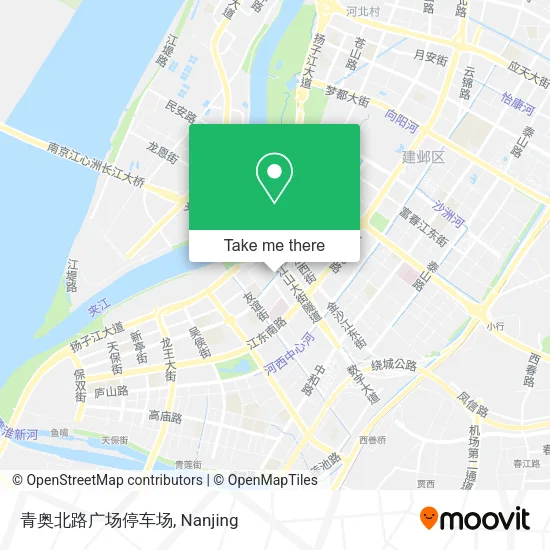 青奥北路广场停车场 map
