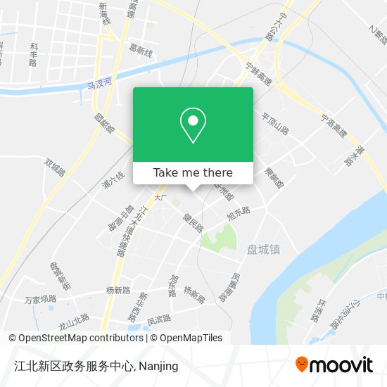 江北新区政务服务中心 map