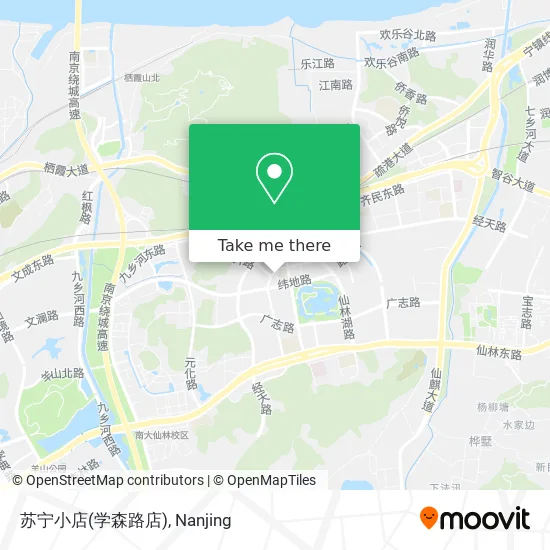 苏宁小店(学森路店) map