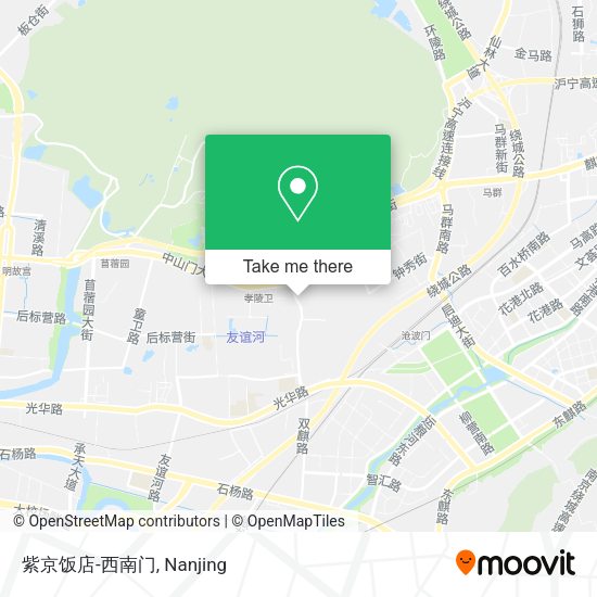 紫京饭店-西南门 map