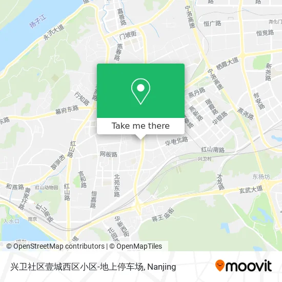 兴卫社区壹城西区小区-地上停车场 map