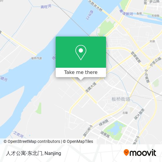 人才公寓-东北门 map