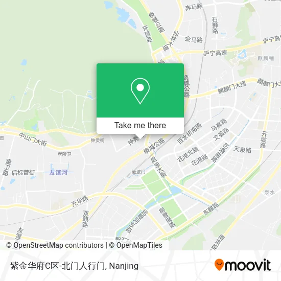 紫金华府C区-北门人行门 map
