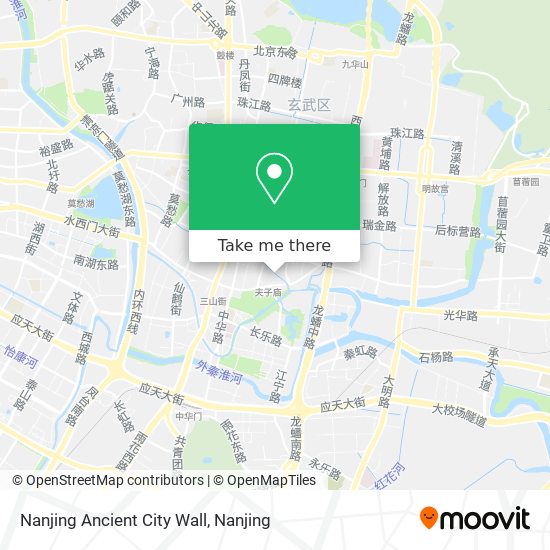 Nanjing Ancient City Wall map