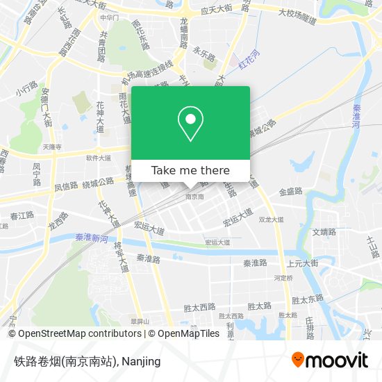 铁路卷烟(南京南站) map