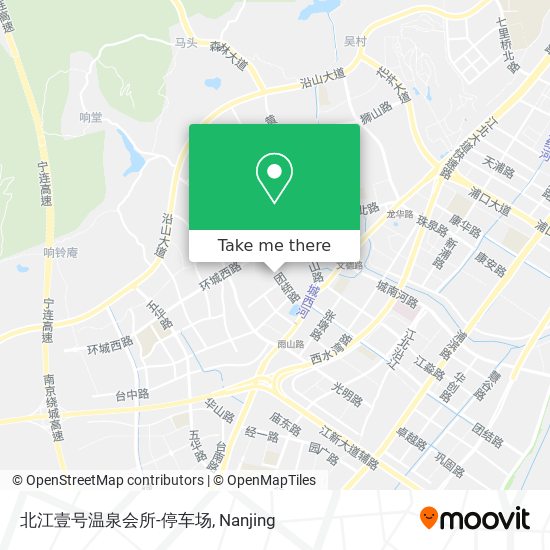 北江壹号温泉会所-停车场 map