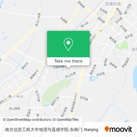 南京信息工程大学地理与遥感学院-东南门 map
