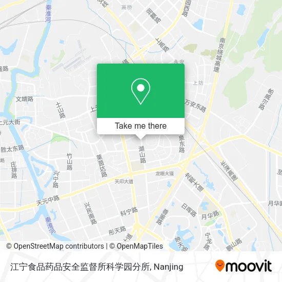 江宁食品药品安全监督所科学园分所 map