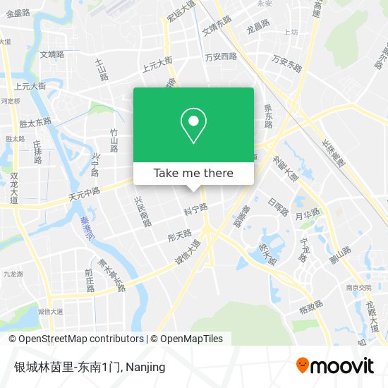 银城林茵里-东南1门 map