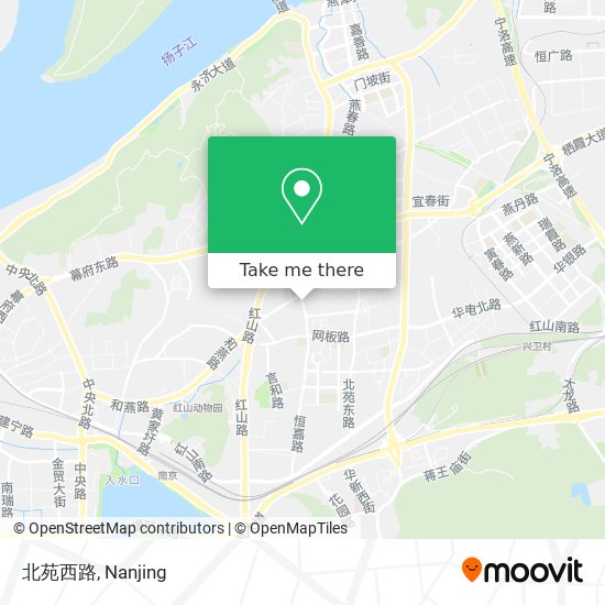 北苑西路 map