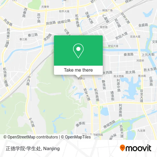 正德学院-学生处 map