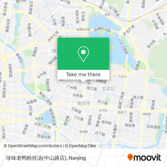 珍味老鸭粉丝汤(中山路店) map