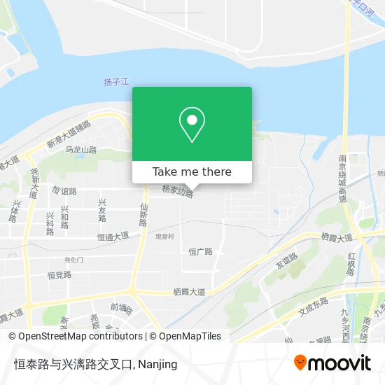 恒泰路与兴漓路交叉口 map