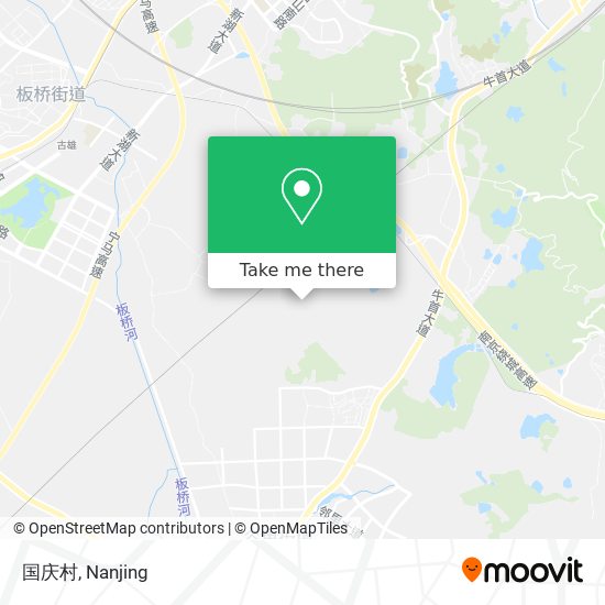 国庆村 map