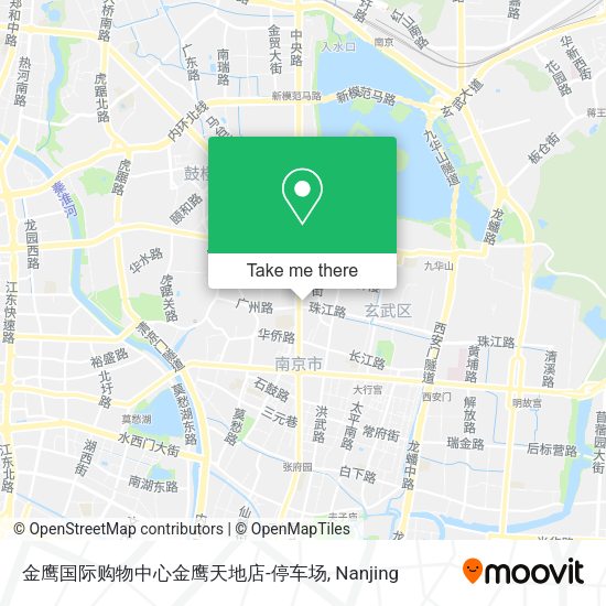 金鹰国际购物中心金鹰天地店-停车场 map