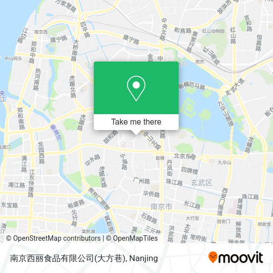 南京西丽食品有限公司(大方巷) map