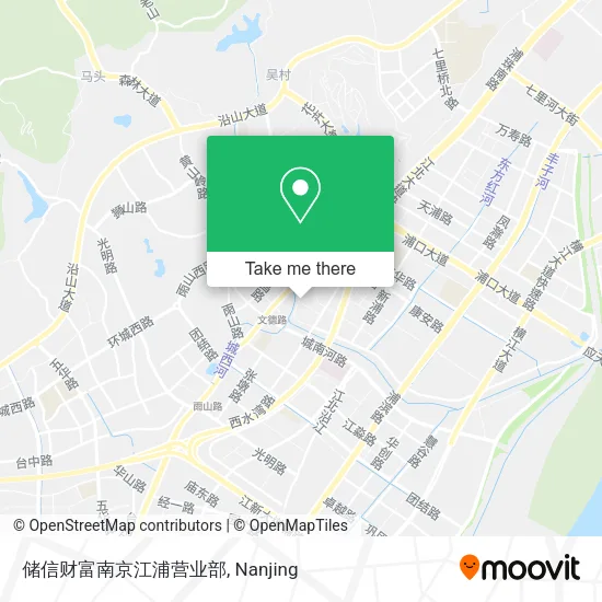 储信财富南京江浦营业部 map