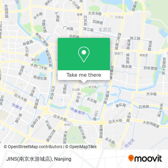 JINS(南京水游城店) map