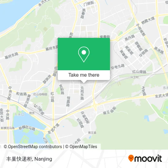 丰巢快递柜 map