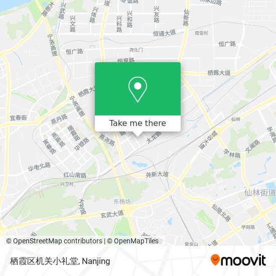 栖霞区机关小礼堂 map