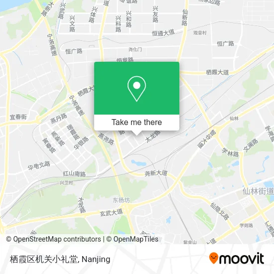 栖霞区机关小礼堂 map