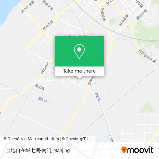 金地自在城七期-南门 map
