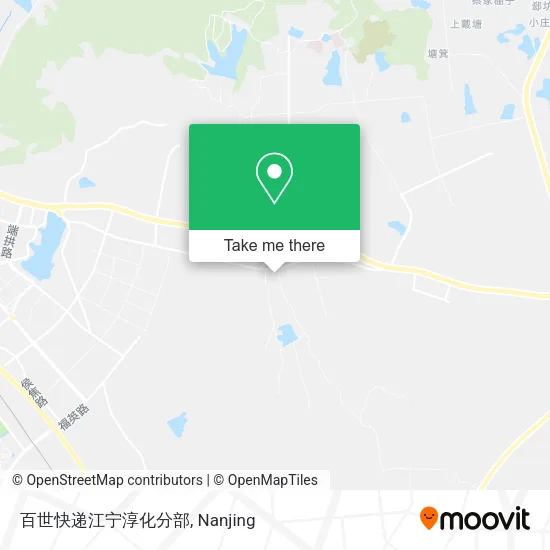 百世快递江宁淳化分部 map