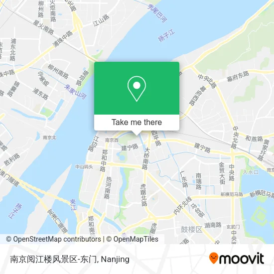 南京阅江楼风景区-东门 map