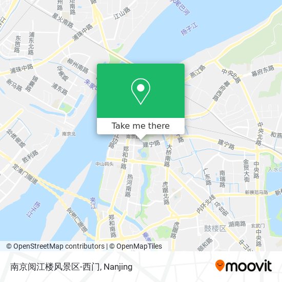 南京阅江楼风景区-西门 map