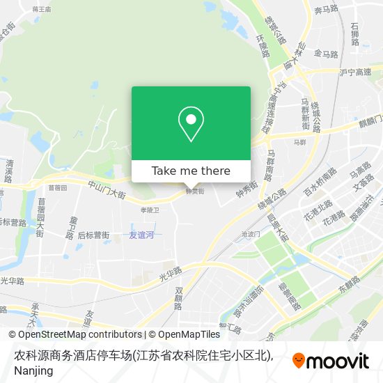 农科源商务酒店停车场(江苏省农科院住宅小区北) map