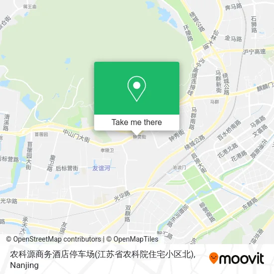 农科源商务酒店停车场(江苏省农科院住宅小区北) map