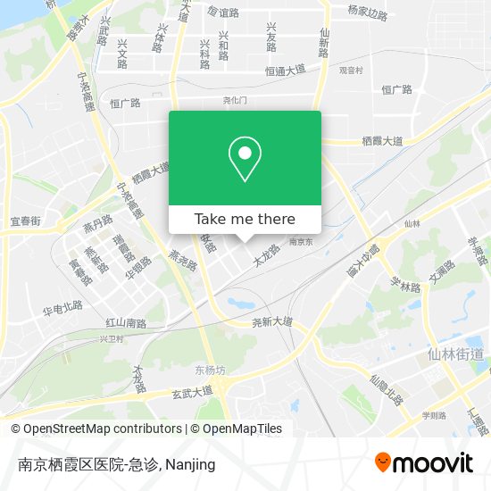 南京栖霞区医院-急诊 map