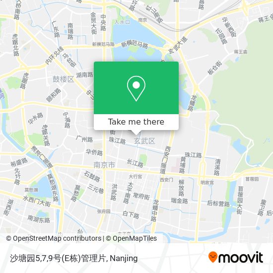 沙塘园5,7,9号(E栋)管理片 map