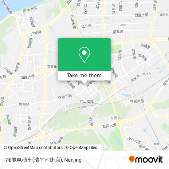 绿能电动车(瑞平南街店) map