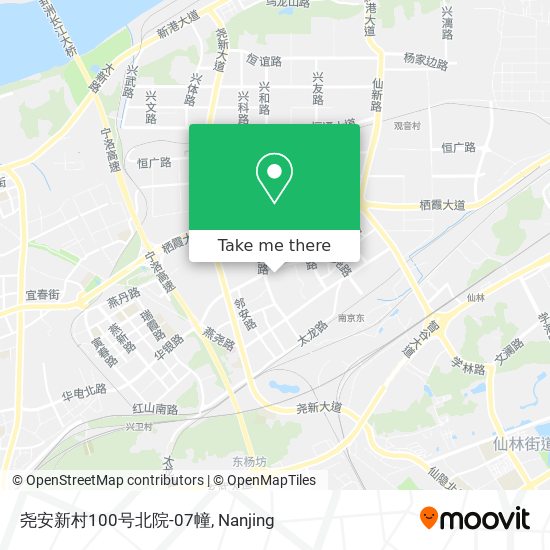 尧安新村100号北院-07幢 map