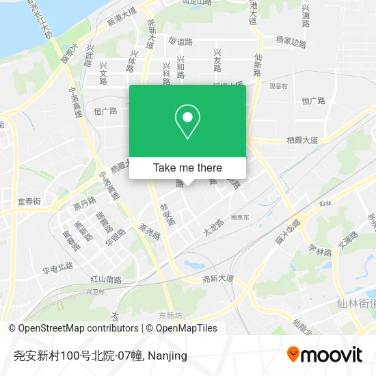 尧安新村100号北院-07幢 map