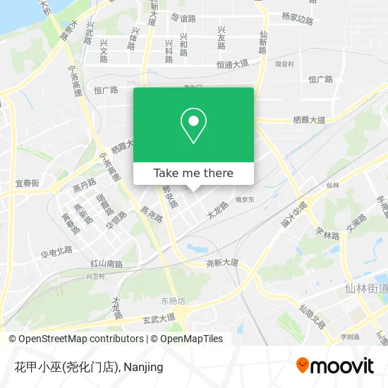 花甲小巫(尧化门店) map