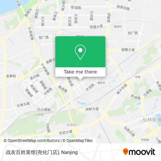 战友百姓菜馆(尧化门店) map