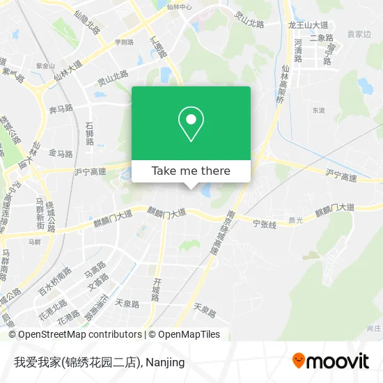 我爱我家(锦绣花园二店) map