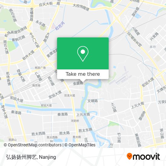 弘扬扬州脚艺 map