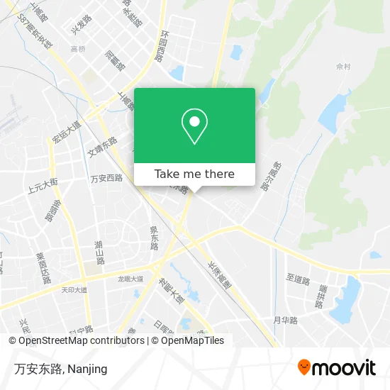 万安东路 map
