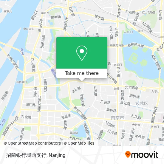 招商银行城西支行 map