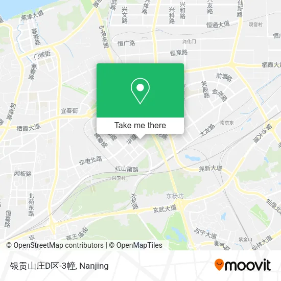 银贡山庄D区-3幢 map