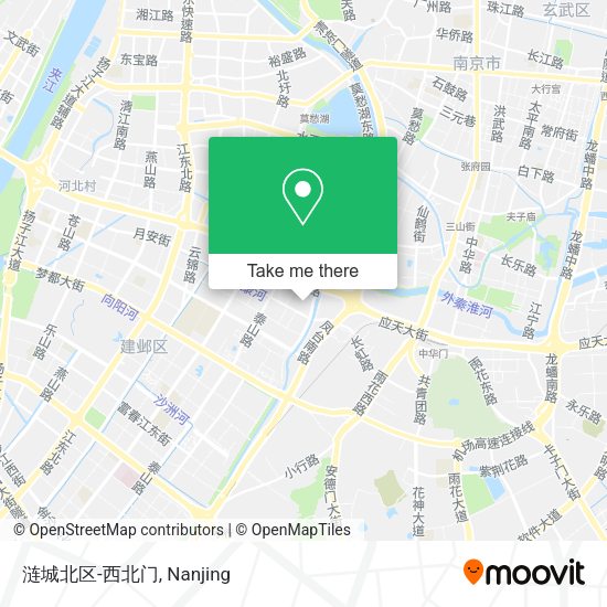 涟城北区-西北门 map