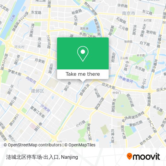 涟城北区停车场-出入口 map