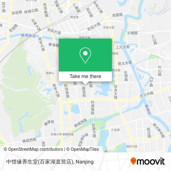 中惜缘养生堂(百家湖直营店) map