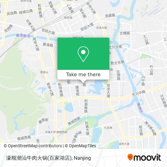濠顺潮汕牛肉火锅(百家湖店) map