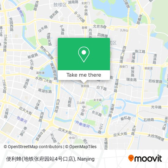 便利蜂(地铁张府园站4号口店) map