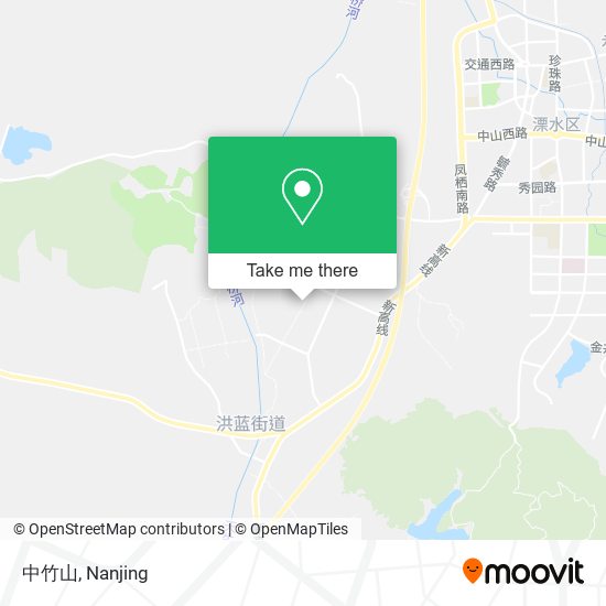 中竹山 map